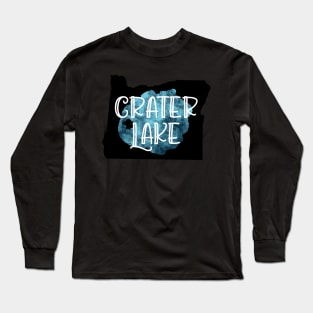 Crater Lake over Oregon Long Sleeve T-Shirt